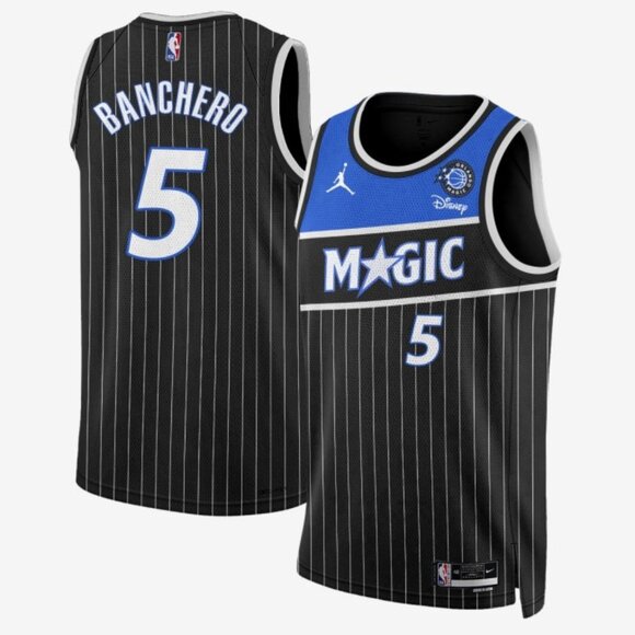 Mens Paolo Banchero Black Jersey